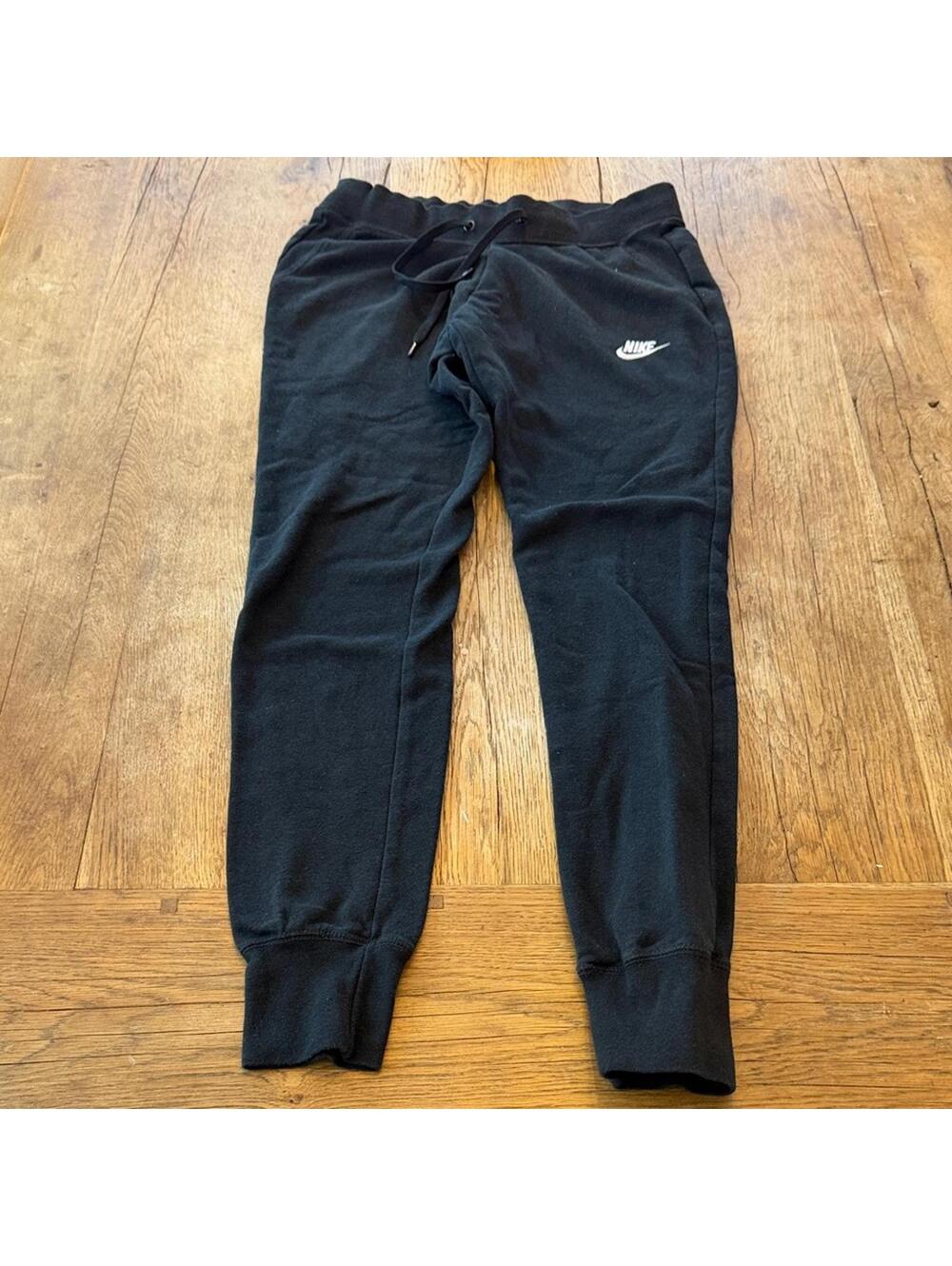 Nike Black Joggers with Logo size small